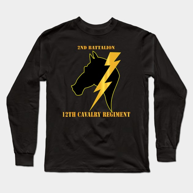 2nd Battalion 12 Cavalry Regiment Long Sleeve T-Shirt by twix123844